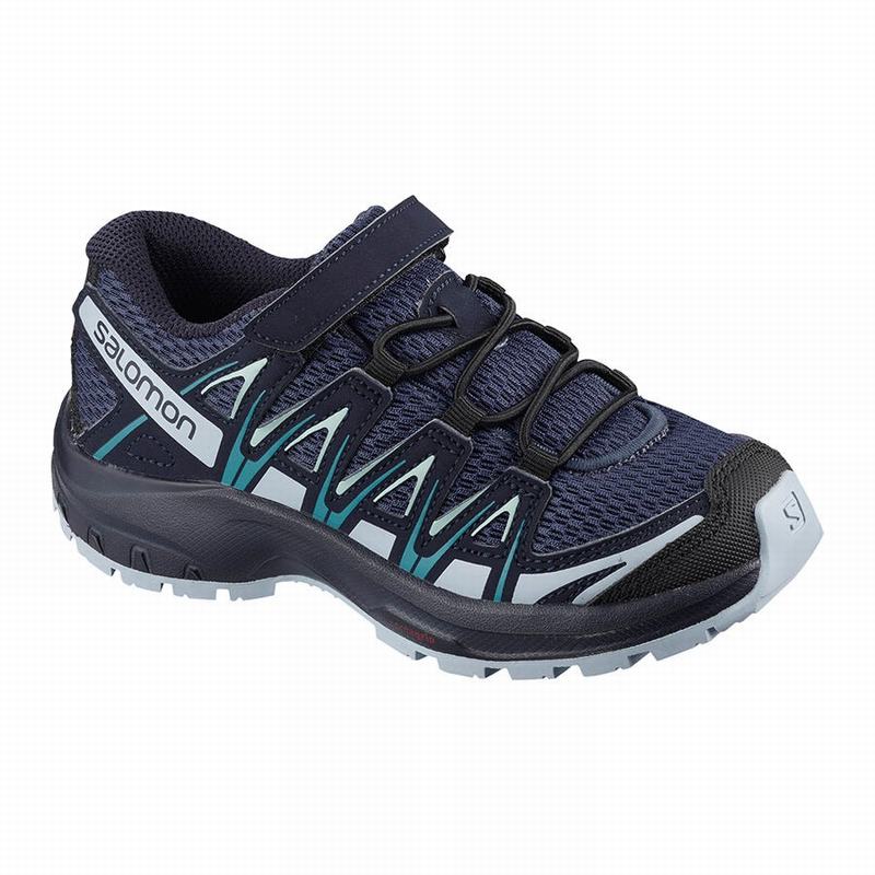 Salomon Singapore Kids Hiking Shoes - XA PRO 3D K Blue Indigo/Blue | 53196-ENMY